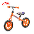 steel frame material and 12" wheel size balance bike/2 wheel baby cycle for balance bike/toddler bike balance